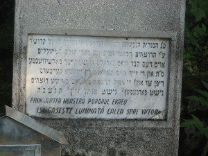 בית הקברות בווטרה דורניי סבונים ושרידים מהשואה2011