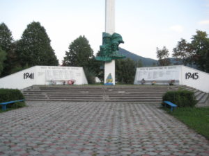 Gedenkstätte für II. WK in Berhomet